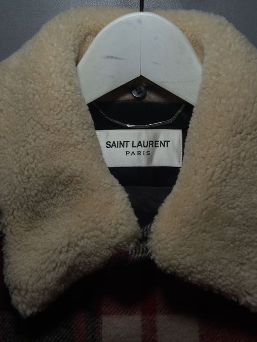 Haina 100% lana guler blana naturala Saint Laurent