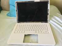 macbook white unibody A1342, alb, 2009-2010, tastatura defecta