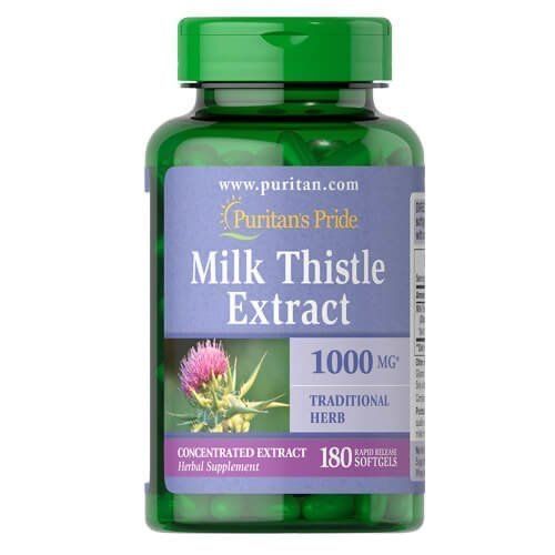 Milk Thistle Extract Расторопша 1000 мг 180 капс. Америка
