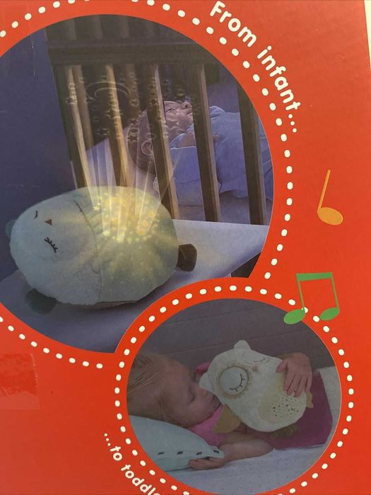 Музикална плюшена играчка с прожекция Sleeping Friend Night Light