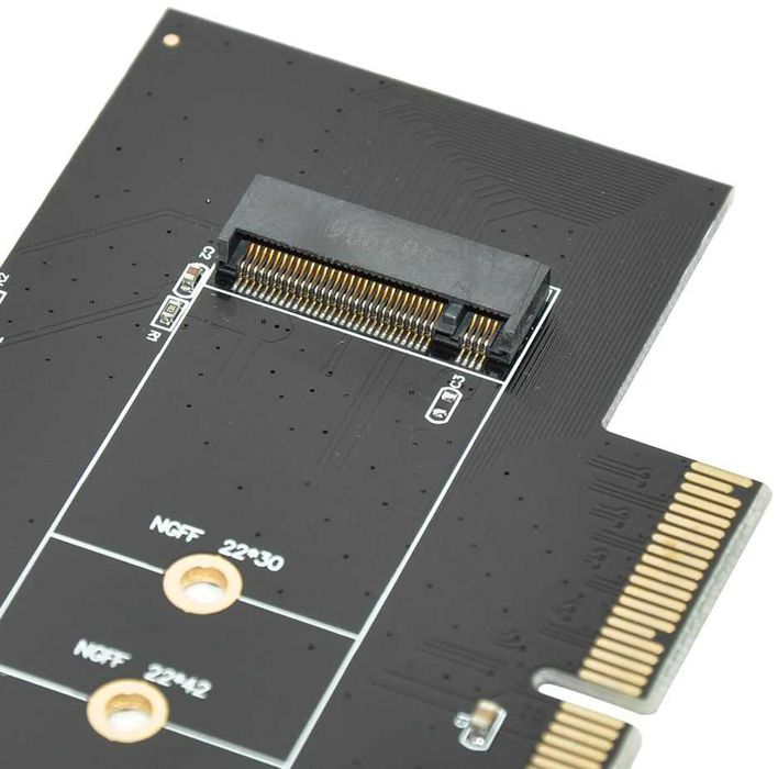 Адаптер Makki M2 NVMe SSD към PCI Express 3.0 4x - MAKKI-M2-PCIE-VE1