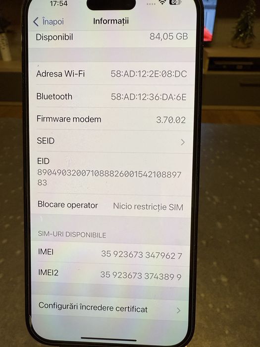 Iphone 14 Pro Max 128 GB Space Black