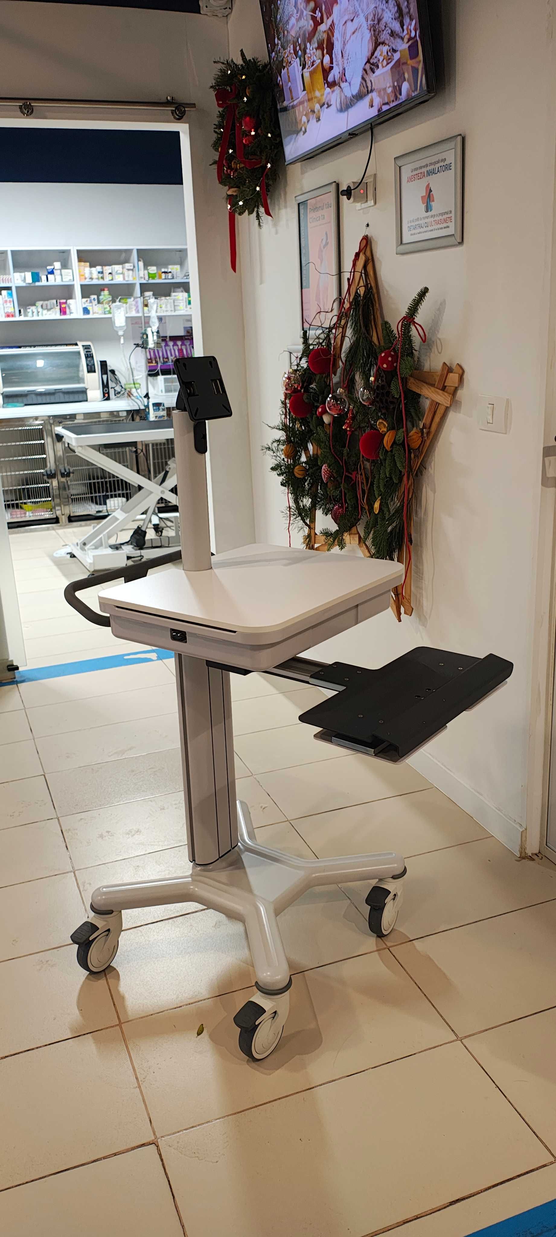 Masa Medicala Trolley X1 TALL - Ecografie/Radiologie/EKG Etc.