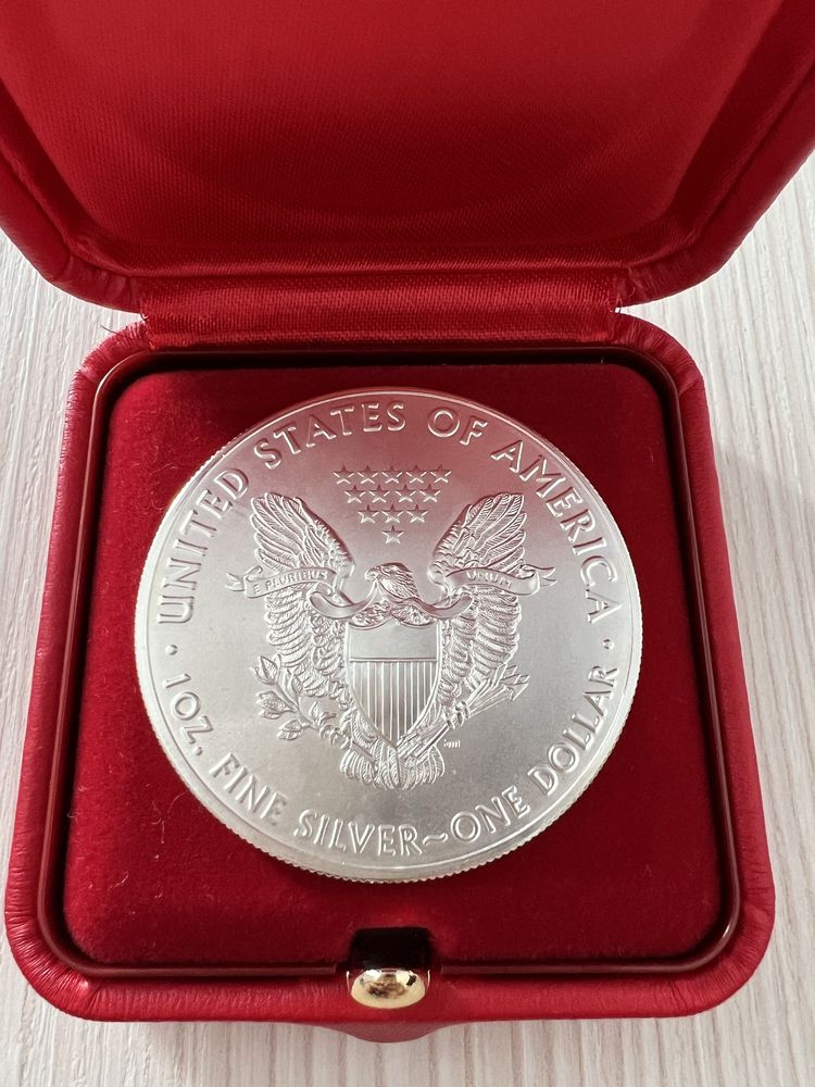 Moneda lingou argint American Silver Eagle