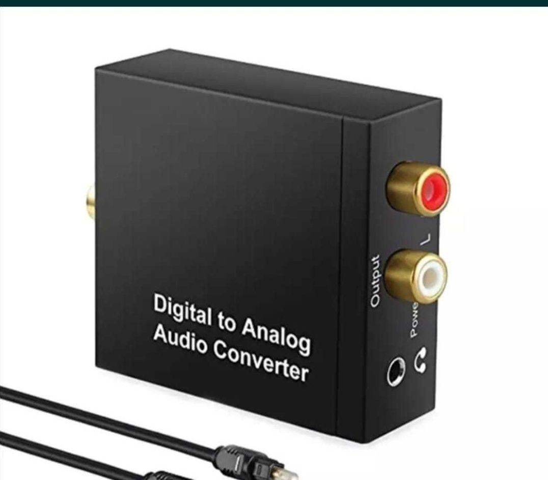 Convertor Toslink Digital la Rca Analog Audio Convertor Semnal Audio