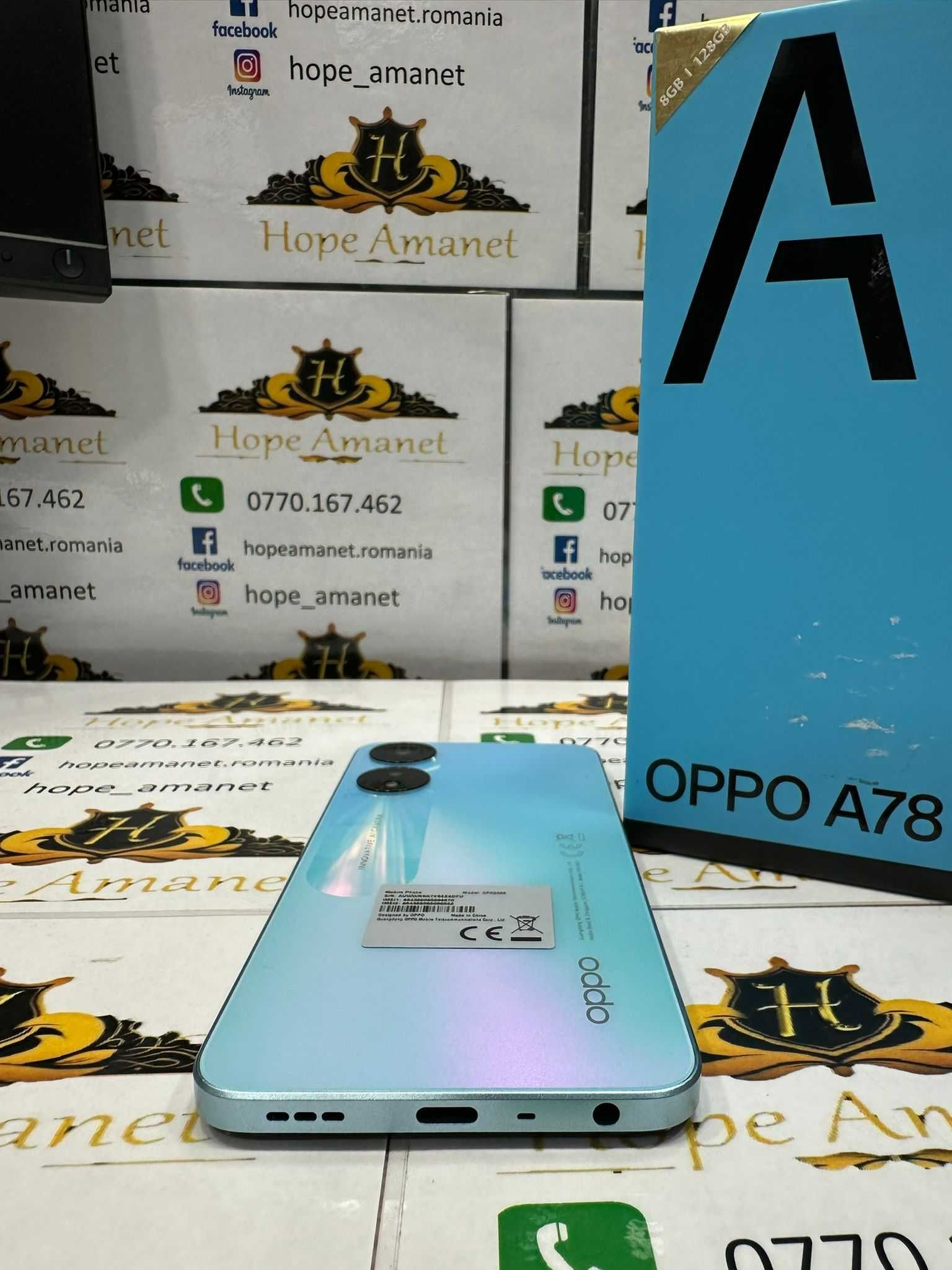 HOPE AMANET P12 - Oppo A78 5G / 128 - 8 GB / FULL BOX !!