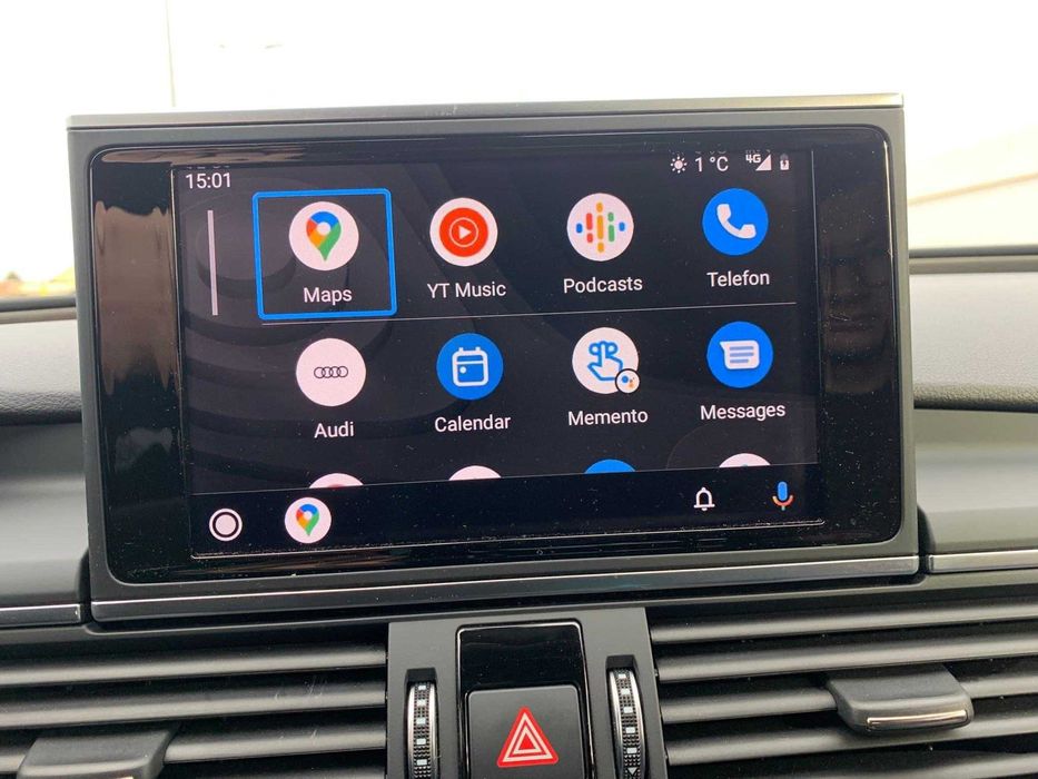 SD card activare Apple CarPlay Android Auto AUDI A6 C7 (2015-2018)