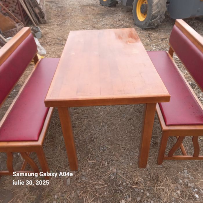 Vand masa lemn+scaune
