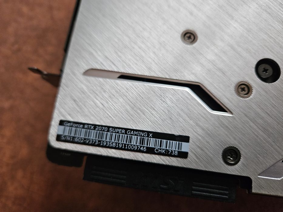 Placa video PCie MSI GAMING X TRIO Nvidia RTX 2070 Super 8Gb DDR6