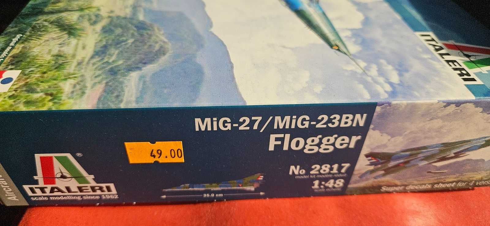 Сглобяем модел ITALERI 1:48 на МИГ-23BN/27
