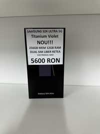 Samsung Galaxy S24 Ultra 12GB RAM 256GB 5G Titanium Violet Nou sigilat