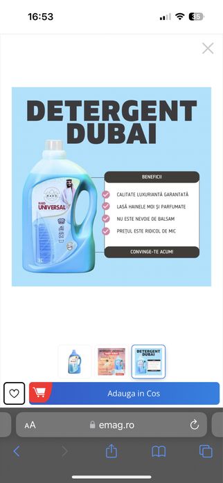 Detergent lichid calitate buna RAED Dubai