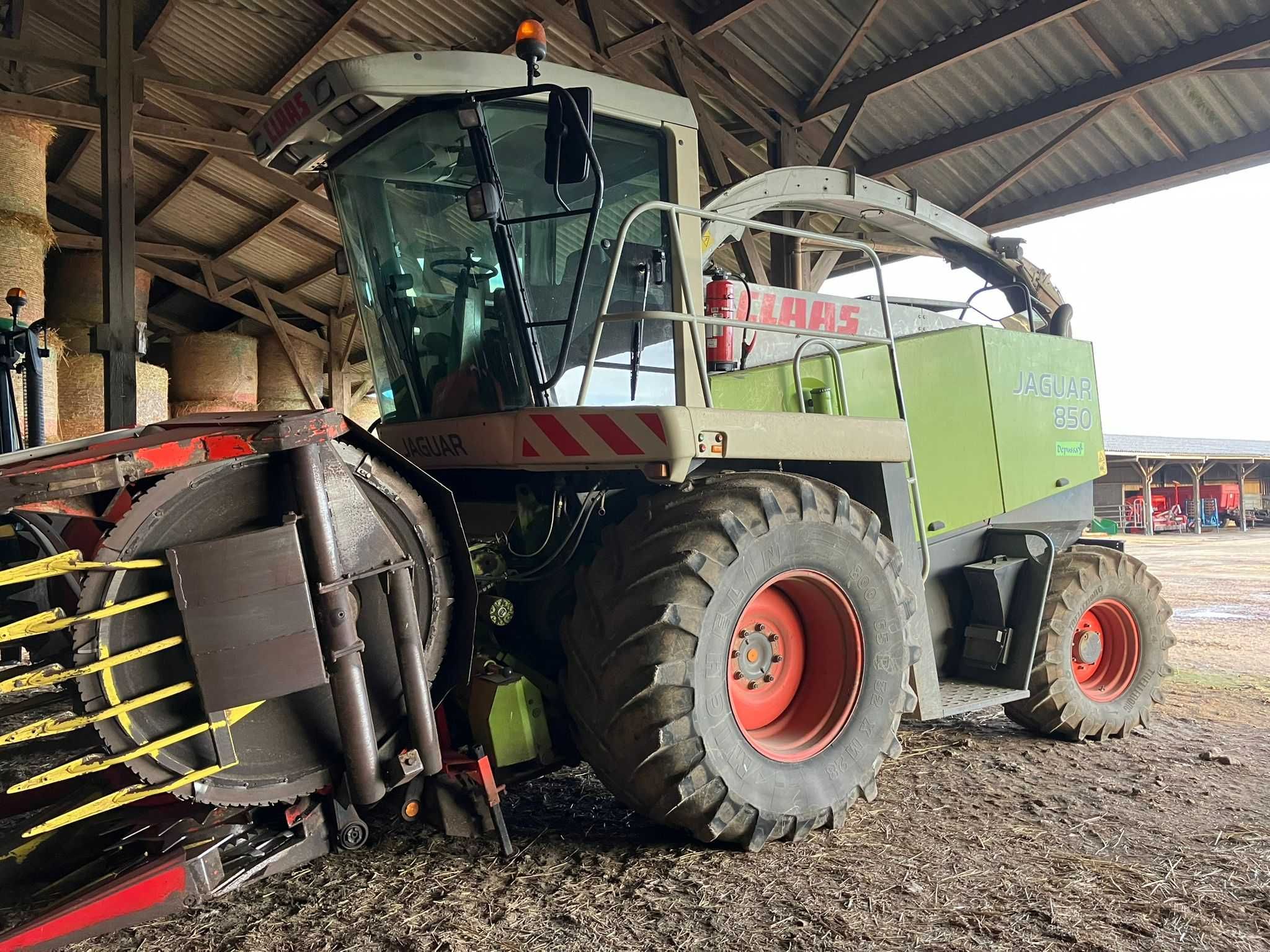 Combina siloz Claas Jaguar 850 4x4+Kemper 445