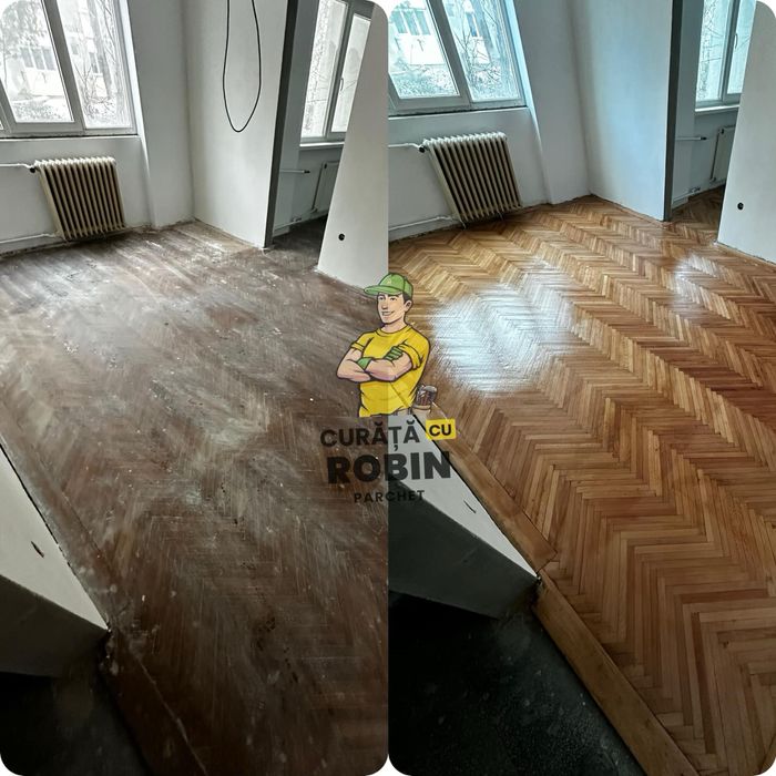 Raschetare parchet - Parchetar Oradea - Curăță cu Robin - Raschetez