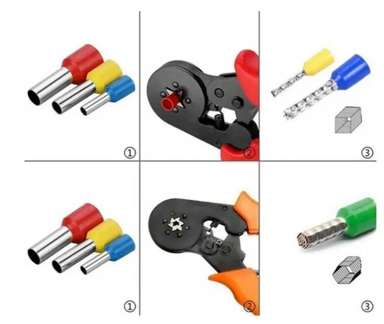 Клещи за кримпване / кримпиранеа кабели HSC8  0.25 - 10mm