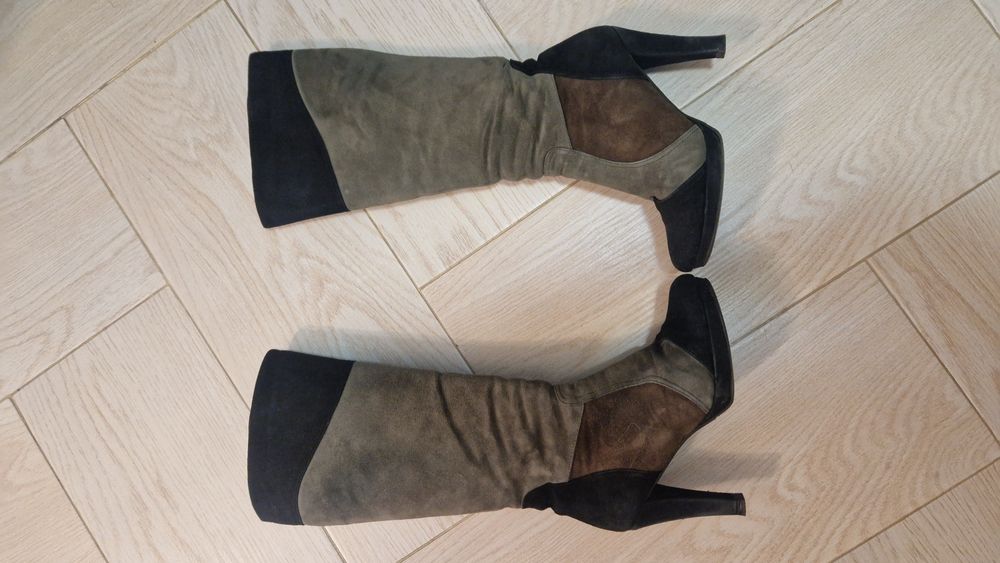 Cizme piele intoarsa marimea 38