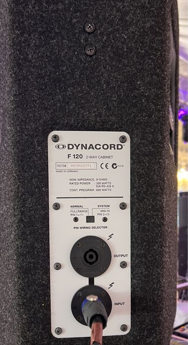 Boxe Dynacord F120