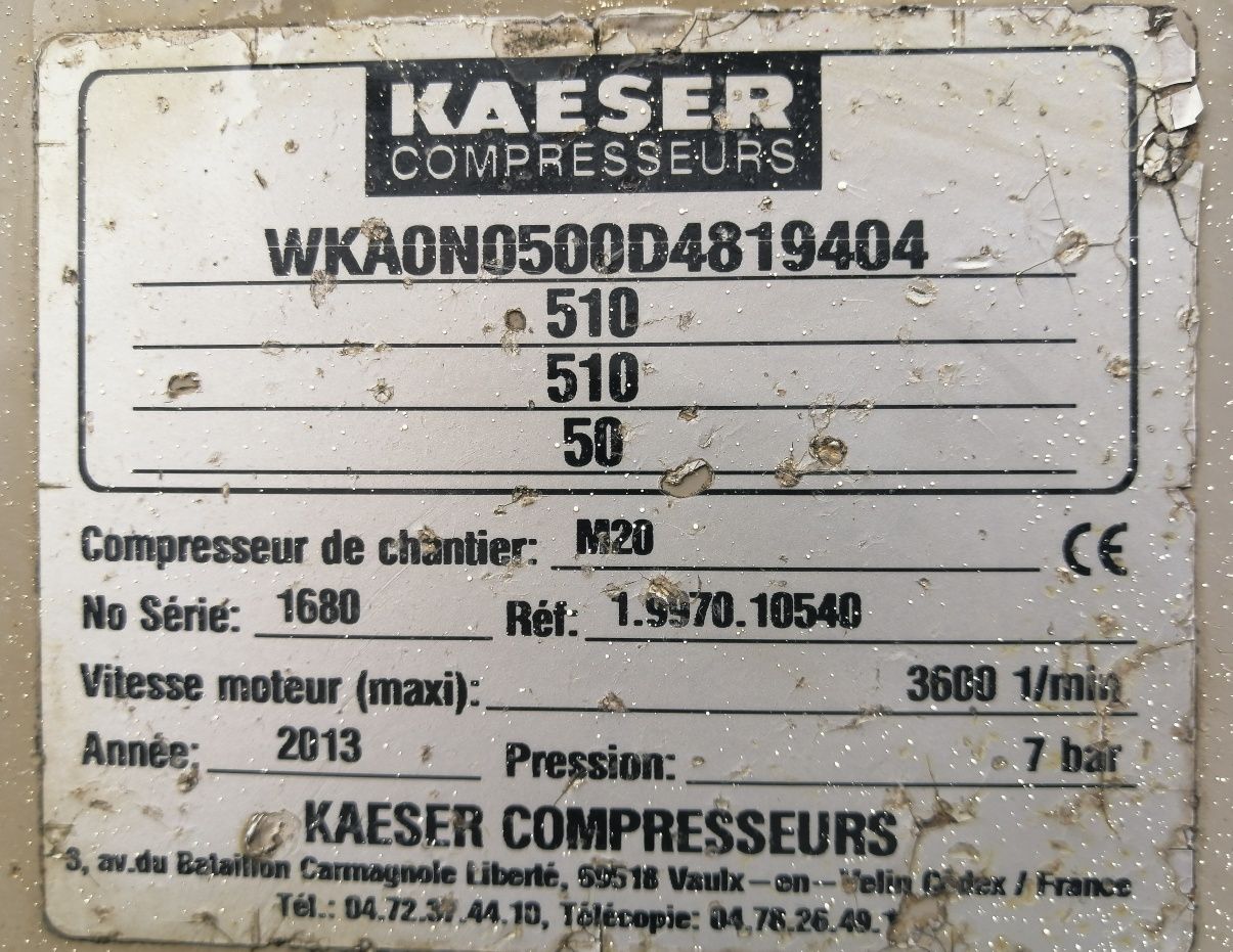 Motocompresor marca Kaeser M20