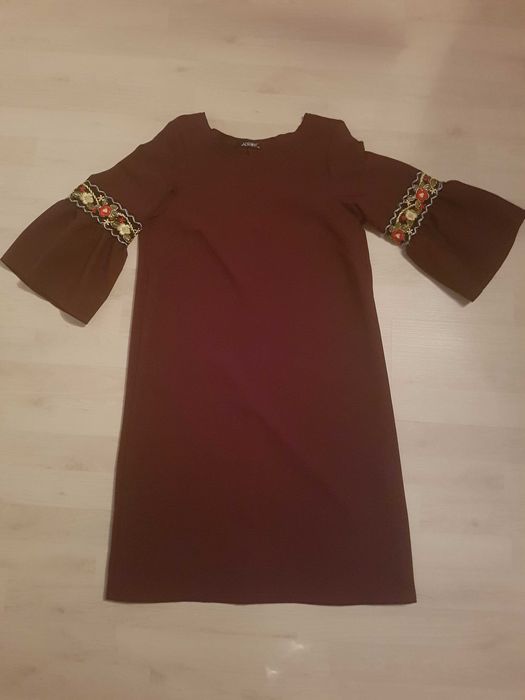 Rochie clopotel burgundy