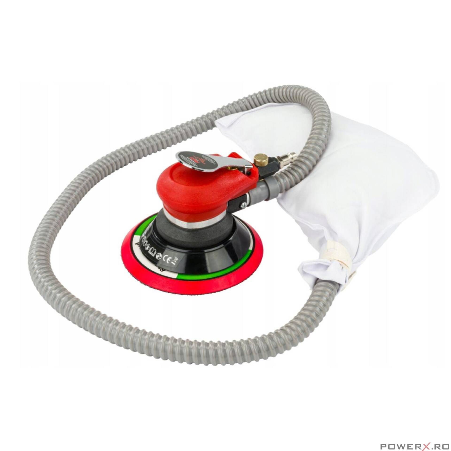 Slefuitor orbital pneumatic, 150 mm / 125 mm, Red Technic