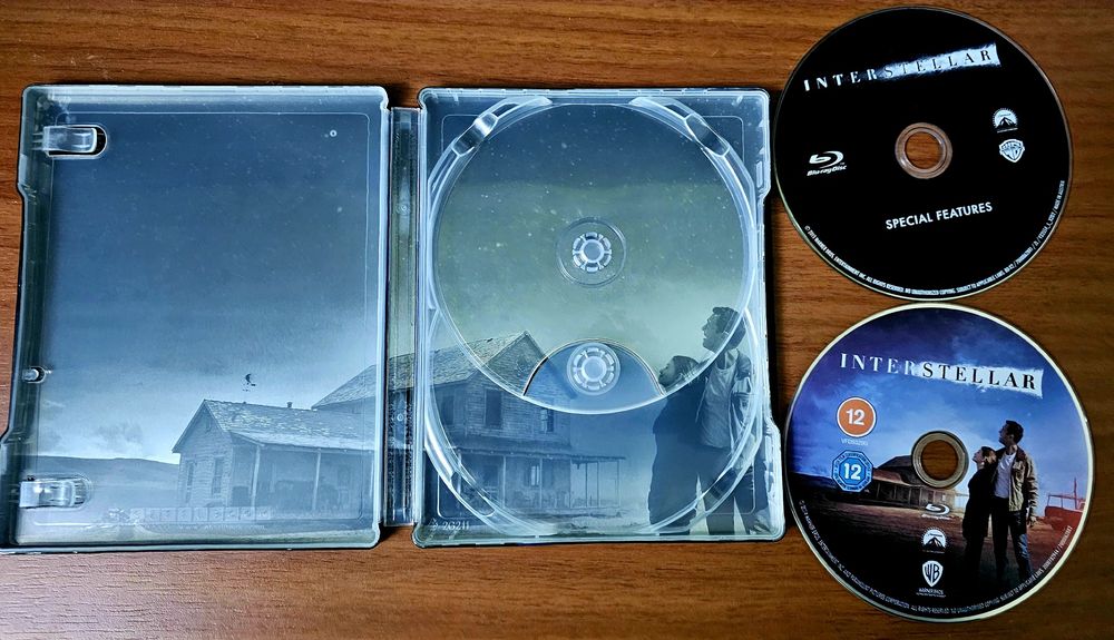 Vand steelbook Interstellar -2 bluray, nou, neutlizat