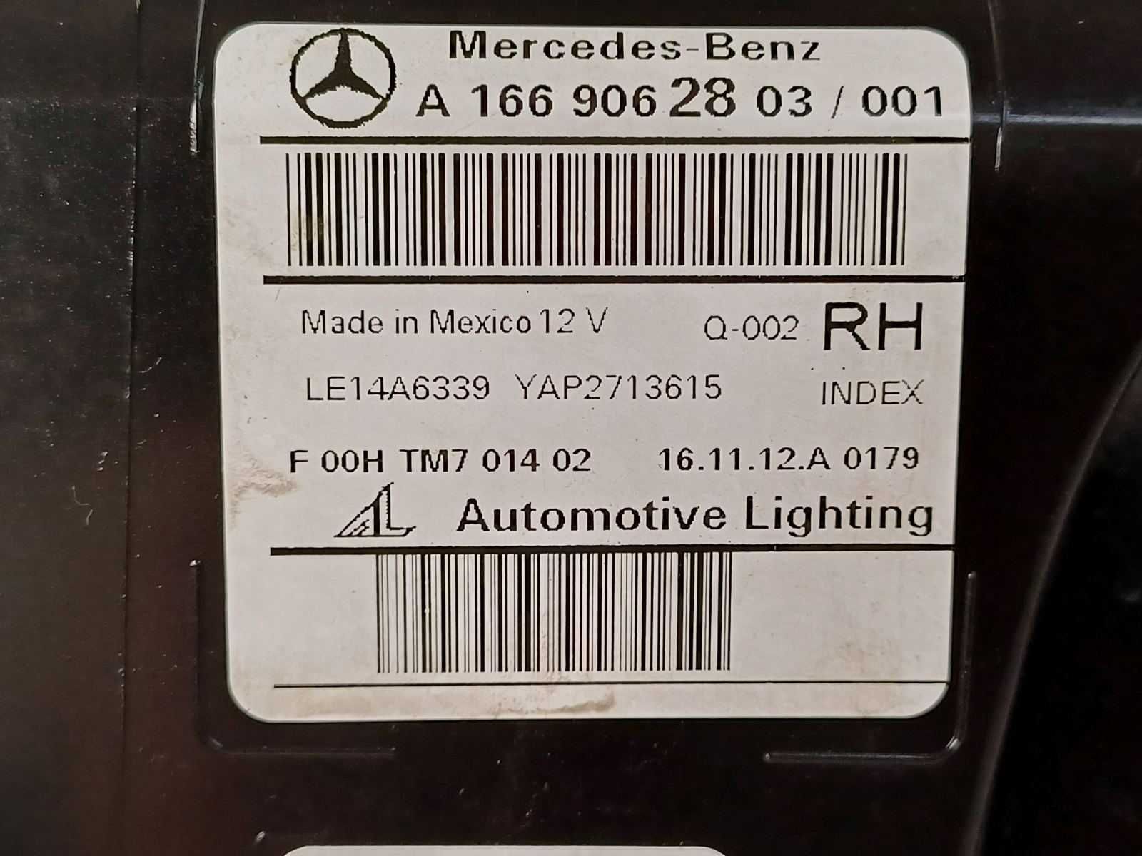фар ляв и десен Mercedes GLS X166 model 2015-2019 г. #1018V #1019V
