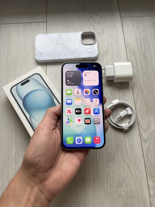 • Iphone  15  blue • FULLBOX •