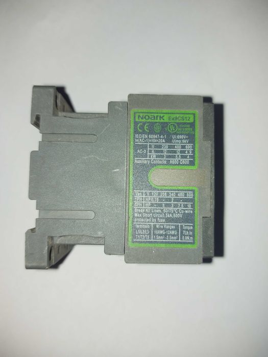 Mini-contactoar Noark Ex9CS12 01 3P 230V (101056) (folosit)
