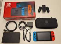 Nintendo Switch + husa , joy-con