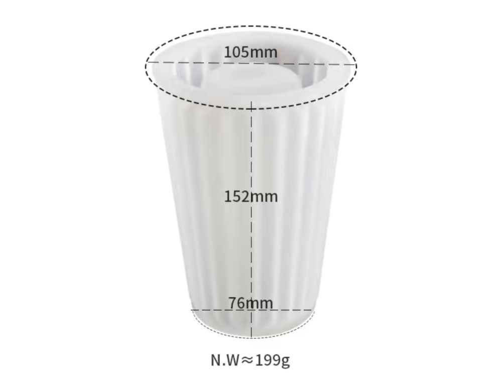 Молд ваза 15 см