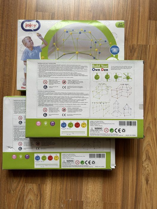 3 Kituri pentru copii pentru construirea de forturi