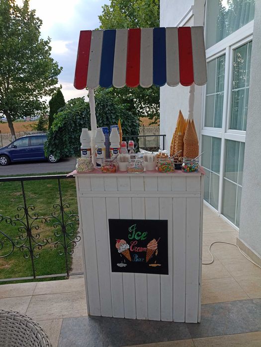 Ice cream bar înghețată la evenimente