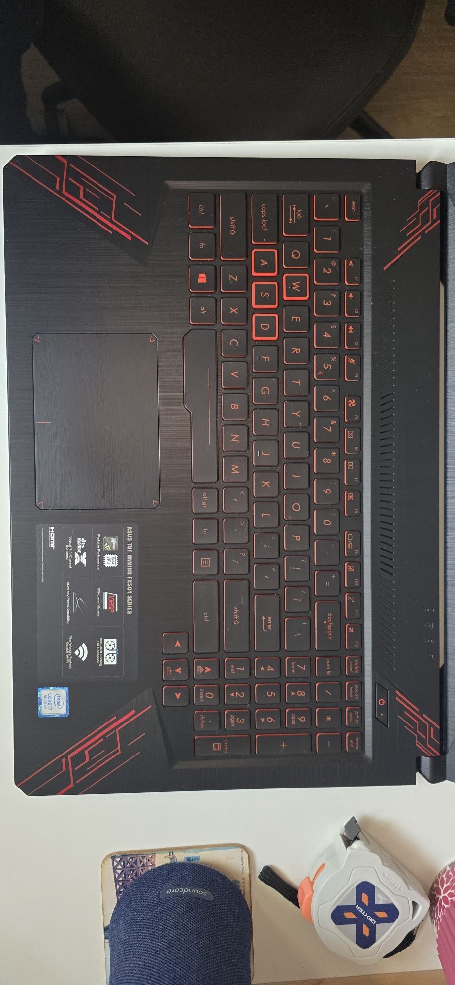 Laptop ASUS TUF FX504GE 15.6", 8 GB DDR4, i7-8750H, GTX 1050 Ti, 1 Tb