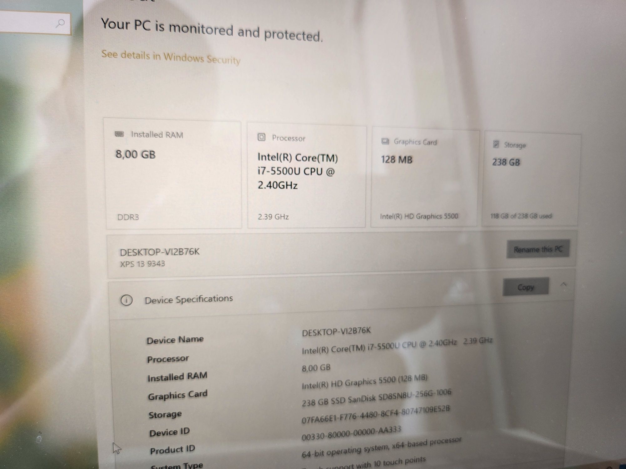 Dell XPS 13 9343