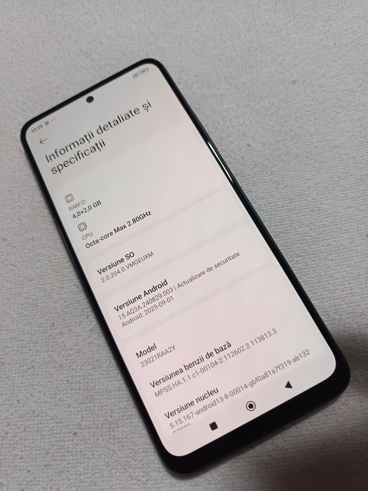 Redmi note 12 128/4+2 GB RAM