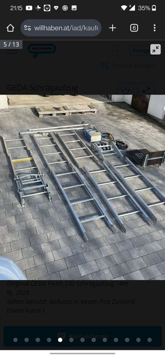 Подемник под наем Geda Fixlift 250