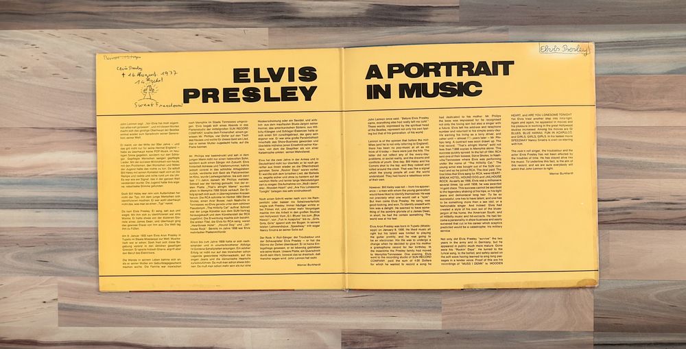 Vinil Elvis Presley A Portrait in Music de la RCA