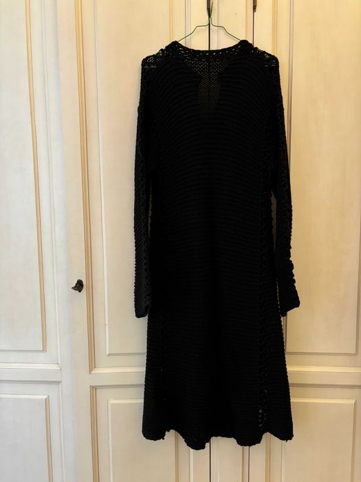 Cardigan negru lung, nou