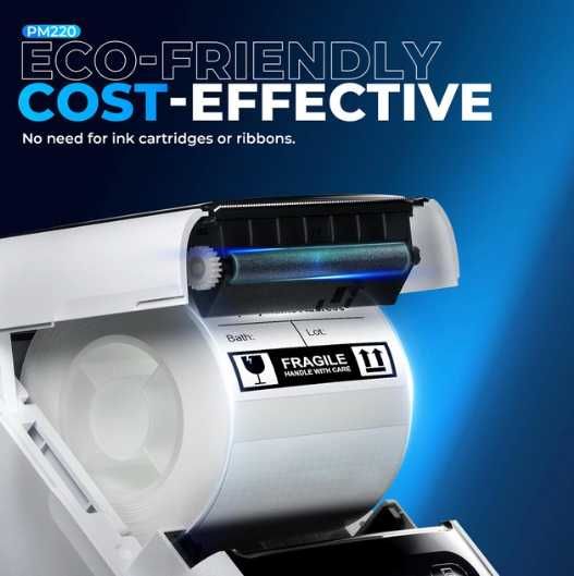 Imprimantă etichete autoadezive Nelko PM220, iOS și Android, 5 cm