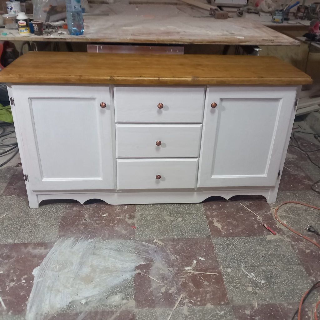 Mobilier baie lemn masiv