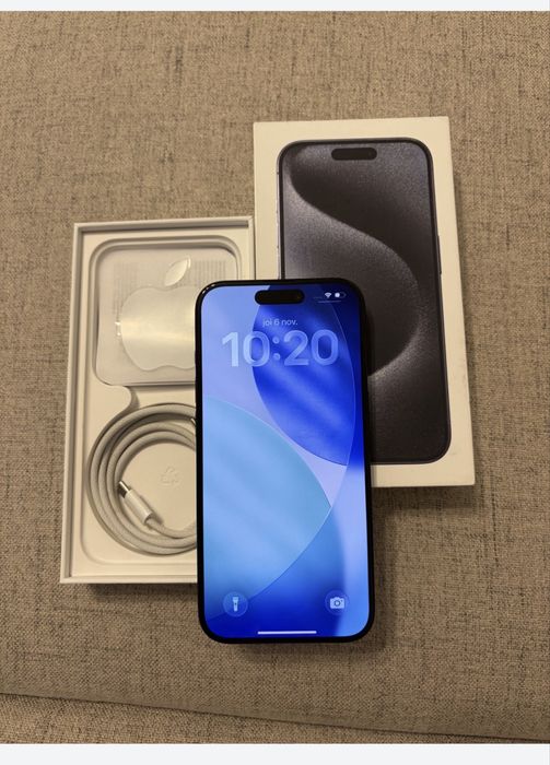 iphone 15 pro 512gb blue titanium impecabil