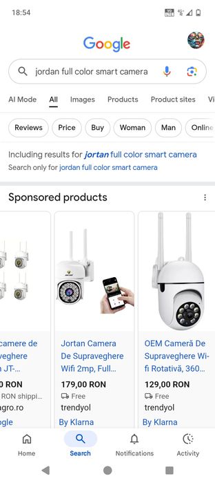 Vand set de 4 camera supraveghere Jordan Full Colour Smart Camera