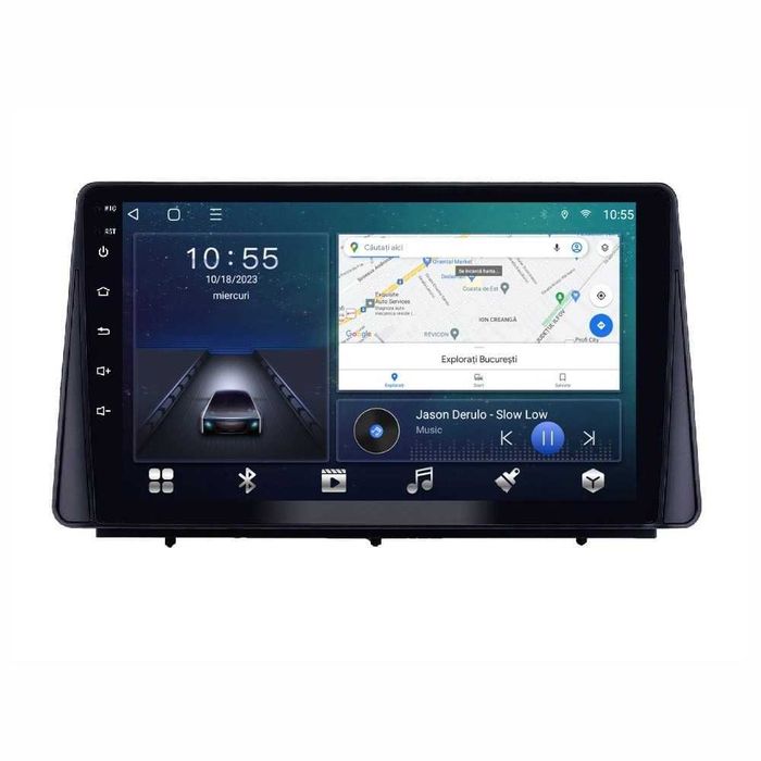 Navigatie Android 14 Ford Fiesta VIII 2018  1/8 Gb Waze CarPlay CAMERA