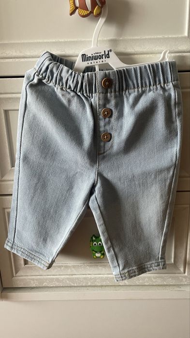 Бебешки дънкови панталони Lupilu