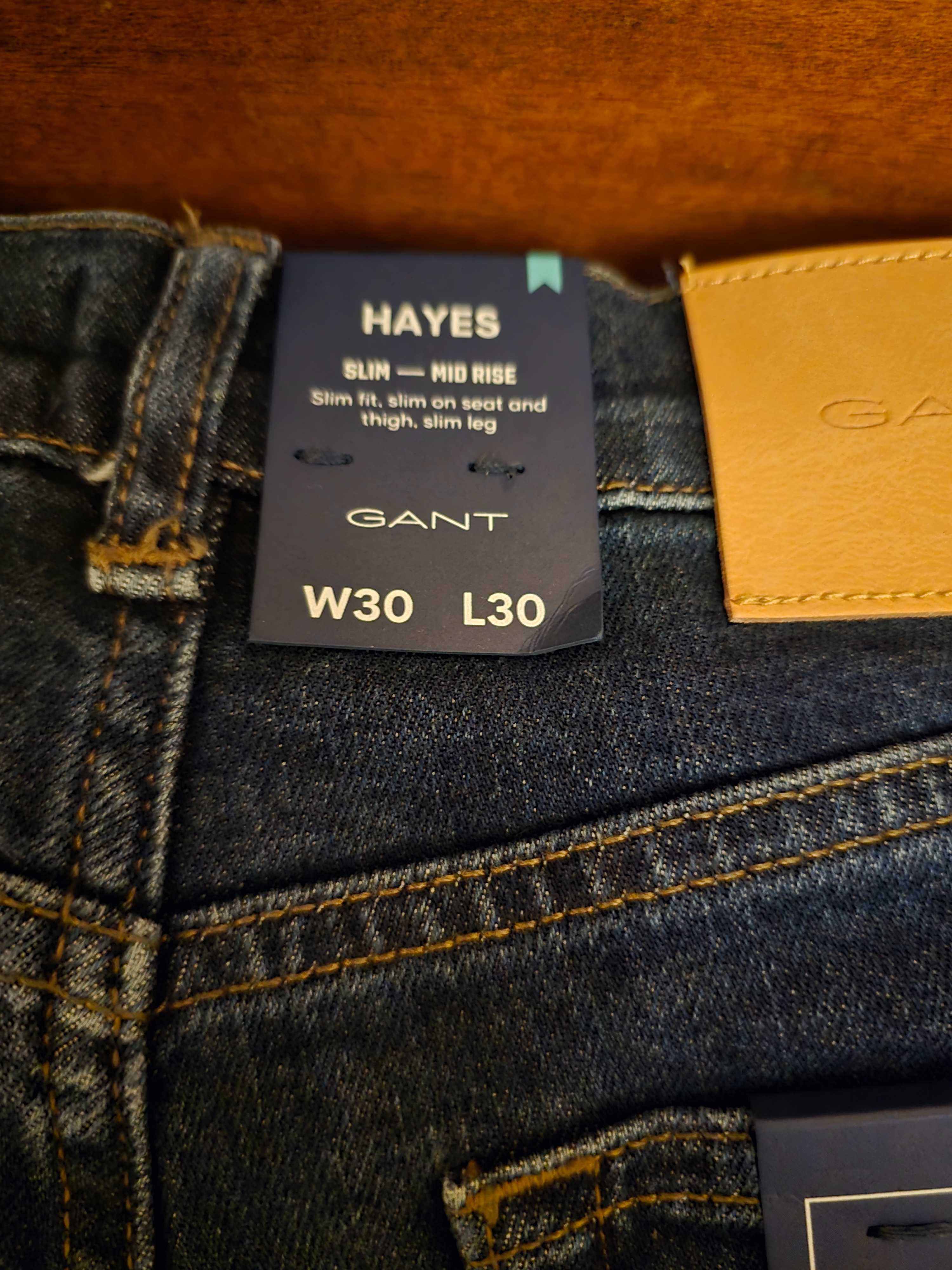 Мъжки дънки Gant Hayes Slim - mid rise 30/30