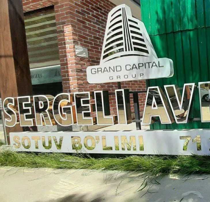 Tashqi reklama banir bukva orakal tablichka