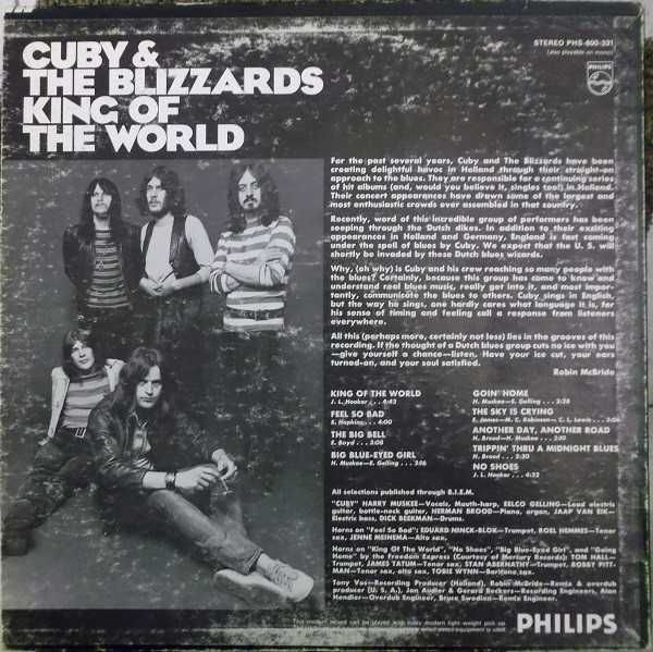 CUBY & THE BLIZZARDS :”King of the world”,