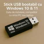 Stick USB bootabil cu Windows 10 & 11 Pro (64-bit) licenta inclusa!