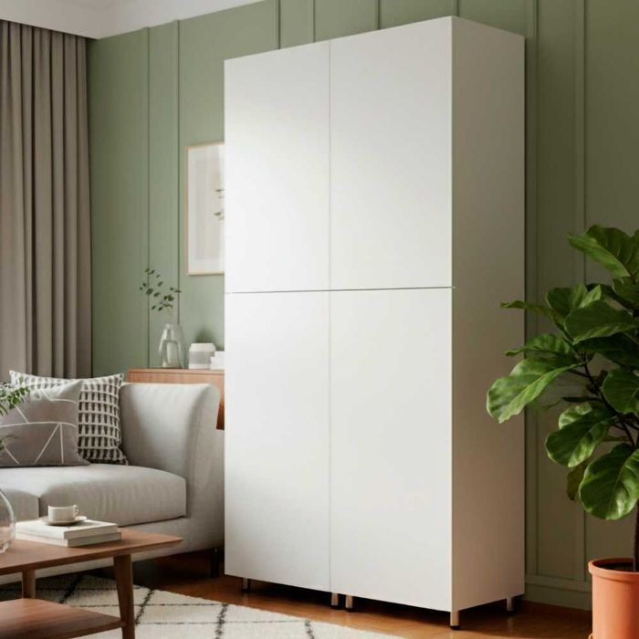 Шкаф Белый / Oq Shkaf / Kiyim shkafi / Шкаф для одежды / Шкаф-купе /