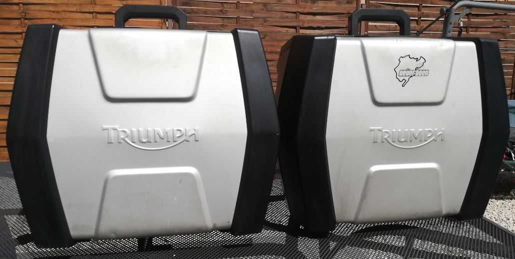 Cutii laterale / panniers / Side case OEM pentru Triumph Tiger 800